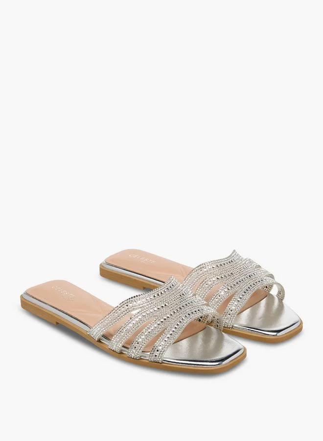 Celeste Women Embellished Flat Sandals Ramadan Collection